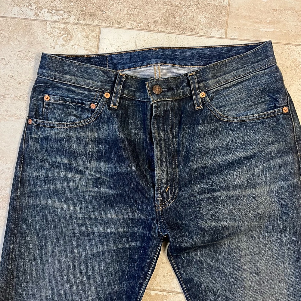 Levi's Men's Re-issue Vintage 505 - 0217 Selvedge Denim Jeans 33 x 34.